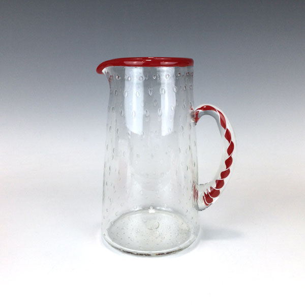 Christmas Pitcher with Cane Handle by Michael Egan